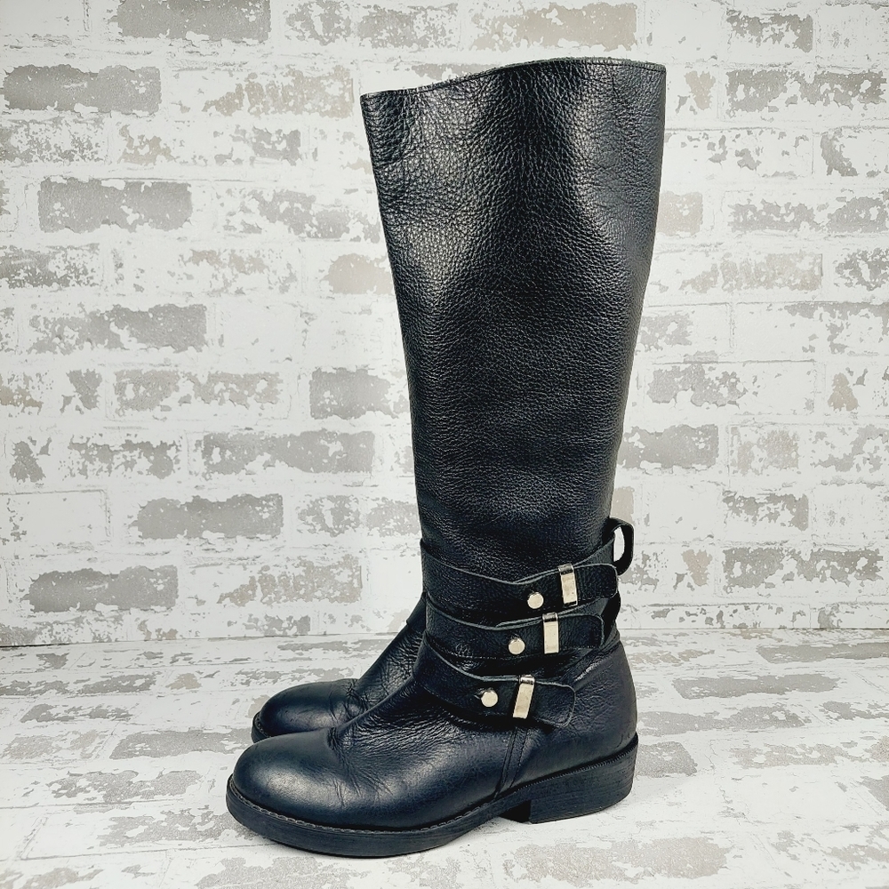 Steve Madden Black Heeled Boots